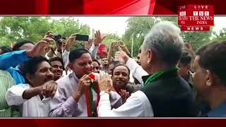 [ Jodhpur ] कांग्रेस के संगठन महासचिव पूर्व मुख्यमंत्री अशोक गहलोत दो दिवसीय यात्रा पर जोधपुर पहुंचे