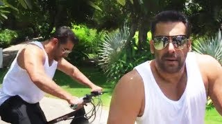Salman Khan Enjoying In Goa, Rides Being Human Cycle Early Morning