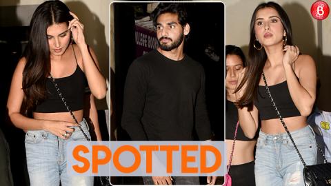 Tara Sutaria & Ahan Shetty Spotted On A Dinner Outing!