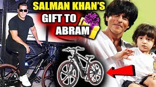 Salman Khan GIFTS Being Human Cycle To Shahrukh's Son AbRam