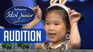 Memiliki percaya diri, Jane dapat Golden Tiket - AUDITION 2 - Indonesian Idol Junior 2018