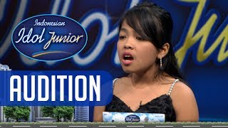 Fidela berhasil tampil memukau di depan Kak Rizki! - AUDITION 2 - Indonesian Idol Junior 2018