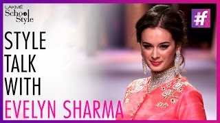 Style Talk with Evelyn Sharma | IIJW 2015 | fame School Of Style
