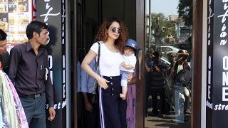 Kangana Ranawat Spotted At Bastian Reastaurent For Lunch
