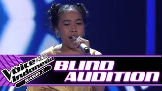 Laura - Halo | Blind Auditions | The Voice Kids Indonesia Season 3 GTV 2018