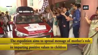 EAM Swaraj flags off all-women car expedition set to cover 22 countries