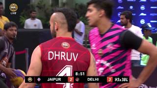3BL Season 1 Round 6(Mumbai) - Full Game - Day 2(QuaterFinal) - Jaipur Regals vs Delhi Hoopers