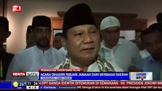 Prabowo Hadiri Surabaya Berselawat Memperingati 1 Muharram