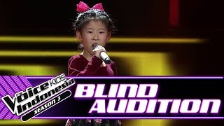 Kathlynn - It's Oh So Quiet | Blind Auditions | The Voice Kids Indonesia Season 3 GTV 2018