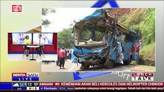 16 Korban Luka Kecelakaan Bus Wisata Masih Dirawat Intensif