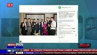 Momen Presiden Jokowi Bertemu Super Junior di Seoul