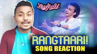 Rangtaari Song | REVIEW | REACTION | Loveratri | Aayush Sharma
