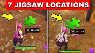 Search Jigsaw Puzzle Pieces in Basements LOCATIONS! FORTNITE Week 10 Challenges SEASON 5