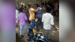 Traffic police in Surat shot a youth publicly