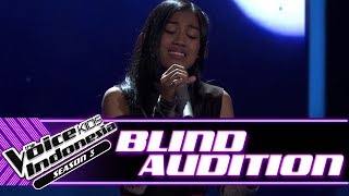 Aqiilah - Aku Cuma Punya Hati | Blind Auditions | The Voice Kids Indonesia Season 3 GTV 2018