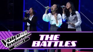 Alisha & Bidadari & Khansa "Me and ..." | Battle Rounds | The Voice Kids Indonesia Season 3 GTV 2018
