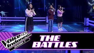 Octrin & Shandy & Teresa "Ayah" | Battle Rounds | The Voice Kids Indonesia Season 3 GTV 2018