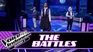 Hendrik & Adelle & Attha "Cinta Kita" | Battle Rounds | The Voice Kids Indonesia Season 3 GTV 2018