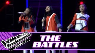 Ryura & Geltri & Naura "Muda..." | Battle Rounds | The Voice Kids Indonesia Season 3 GTV 2018