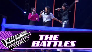 Aline vs Nanda vs Evelyn "For You" | Battle Rounds | The Voice Kids Indonesia Season 3 GTV