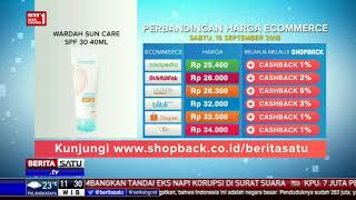 Perbandingan Harga E-Commerce: Wardah Sun Care SPF 30 40ML