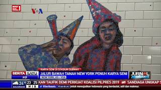 Karya Seni di Stasiun Bawah Tanah New York Menyimpan Pesona