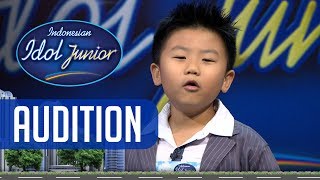 Kegigihan Reinhart berhasil menjawab keraguan para juri - AUDITION 3 - Indonesian Idol Junior 2018