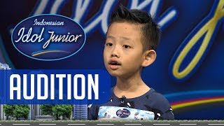 Keren! Shion bisa membuat kagum juri dengan beatboxnya - AUDITION 3 - Indonesian Idol Junior 2018