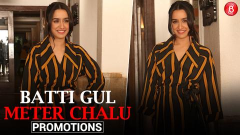 Shraddha Kapoor Keeps It Stylish For 'Batti Gul Meter Chalu' Promotions!