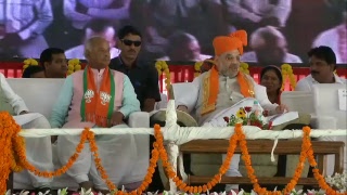 Shri Amit Shah addresses Kisan sammelan in Nagaur, Rajasthan