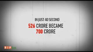 526 crore becomes 700 crore within seconds. You have to be ‘Rahul Gandhi’ to pull that off!