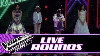 Hasil Voting Tim Coach Marcell | Live Rounds | The Voice Kids Indonesia Season 3 GTV