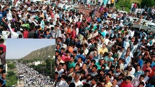 उदयपुरवाटी में राजेंद्र सिंह गुढा के नेतृत्व में आयोजित आक्रोश रैली में उमडा लाखों का जनसैलाब