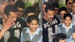Salman Khan Crying After Watching Blind And Orphan Kids Will Melt Your Heart