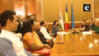 VP Naidu holds delegation level talks with Romanian PM