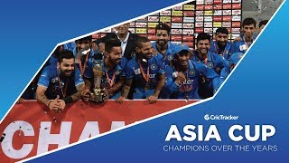 Asia Cup: Champions over the years