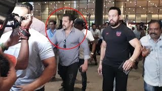 Salman Khan's Dabangg Entry With Bodyguard Shera At Mumbai Airport, Returns From Jaipur