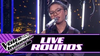 Evelyn "Fix You" | Live Rounds | The Voice Kids Indonesia Season 3 GTV