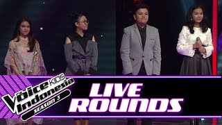 Tidak Terpilih, Kontestan Ini Tetap Tersenyum | Live Rounds | The Voice Kids Indonesia Season 3 GTV