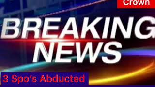 #BreakingNews  High Alert In Shopian,Three SPO’s And Brother Of Constable Abducted By Gunmen.