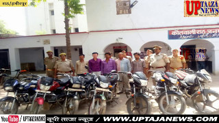 राठ पुलिस ने गिरफ्तार किये वाहन चोर || UP TAJA NEWS