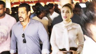 Salman Khan And Iulia Vântur Spotted At MumbI International Airport Return From Jaipur