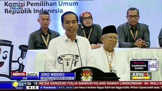 Jokowi dan Prabowo Serukan Pemilu Sejuk dan Damai