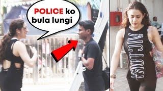 Sara Ali Khan GETS ANGRY On Photographer For Clicking Her Pictures