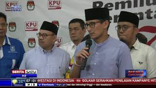 Koalisi Adil Makmur Laporkan Dana Awal Kampanye Pilpres 2019