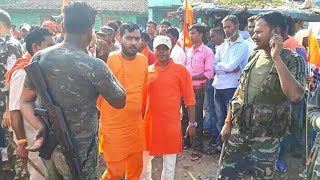 जिहादियों द्वारा हिंदुओ को भगवा रैली में जाने से रोकने पर कार्यक्रम छोड़ लेने पहुंचे उपदेश राणा