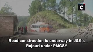 Large-scale road construction work underway in J&K’s Rajouri