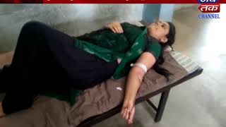 Chotila : BJP minister along with people of city has participate in blood donation shibir