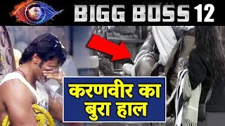 Karanvir FAINTS During Task | Torture Chair Task | Bigg Boss 12