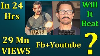 Thugs Of Hindostan Trailer Vs Tiger Zinda Hai I Will It Beat Views Record On Youtube & FB In 24 Hrs